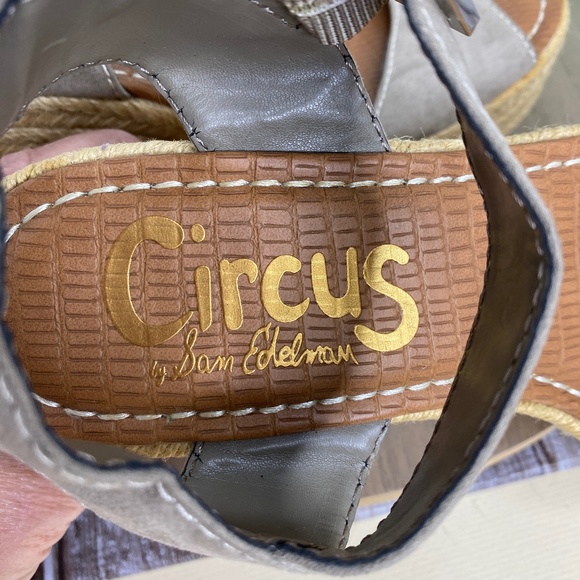 Circus by Sam Edelman Delilah Espadrille Wedge Sandal US/7M Putty - Picture 12 of 16